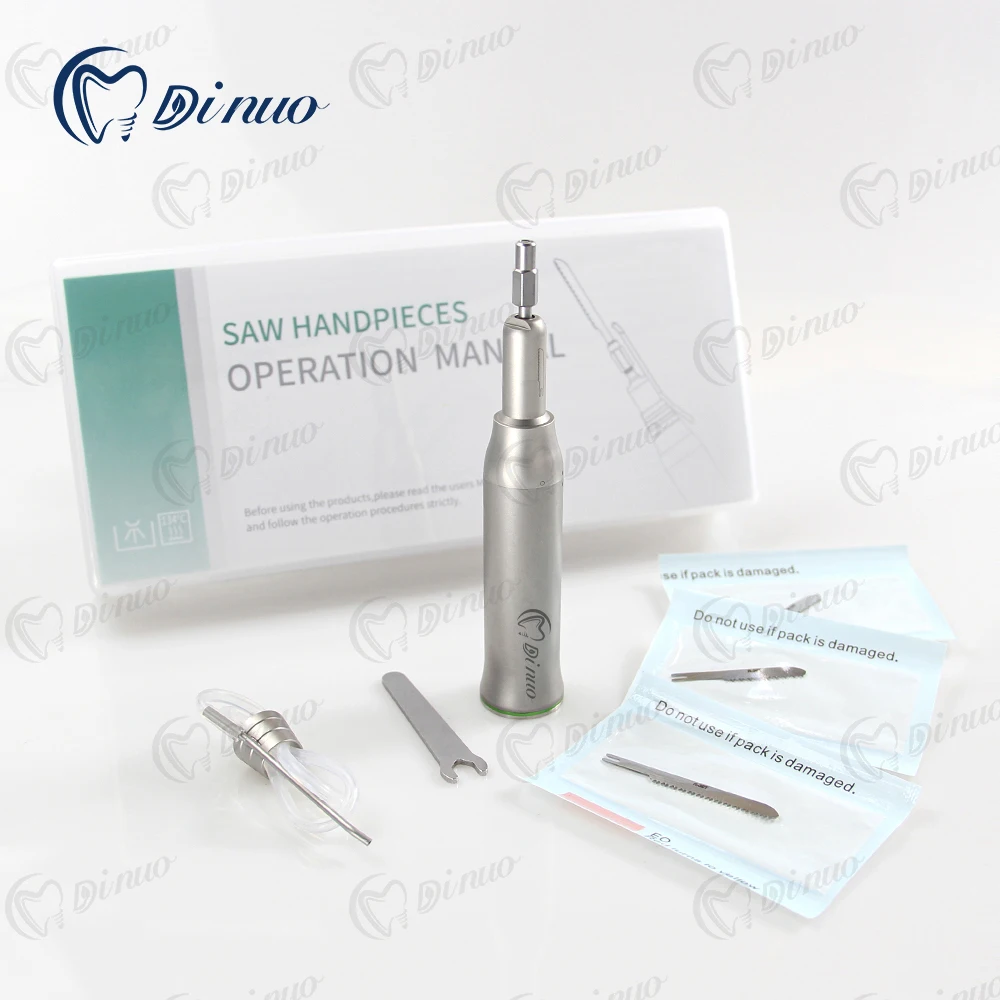 Good price  Surgical Saw Blade  Cutting Handpiece Oral Surgery  with 2 pcs Fan -Shaped Blades Implant Moto