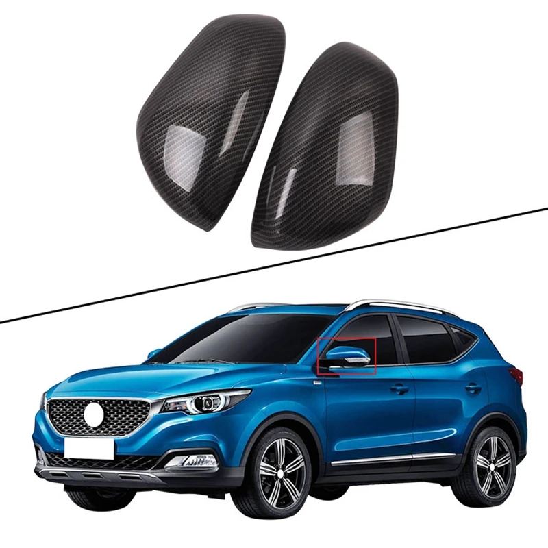 

for 2017-2020 MG ZS Carbon Fiber ABS Side Rear View Mirror Cover Trim Stripe Accessories