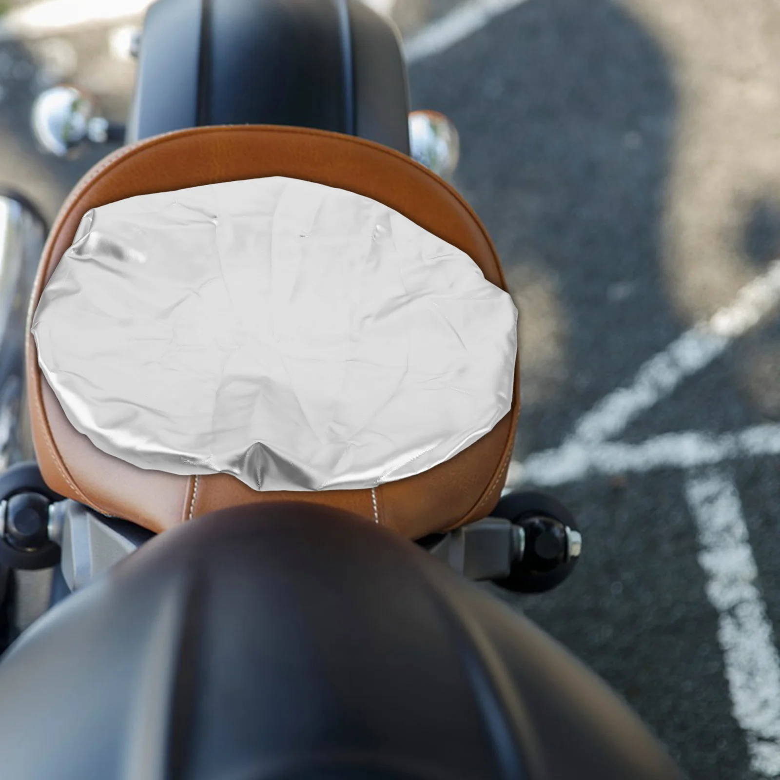 Motorrad-Sitzbezug, wasserdicht, atmungsaktiv, Sonnenschutz, Ganzjahres-Sattelpolster für Elektrofahrrad, Roller, Outdoor-Fahrt