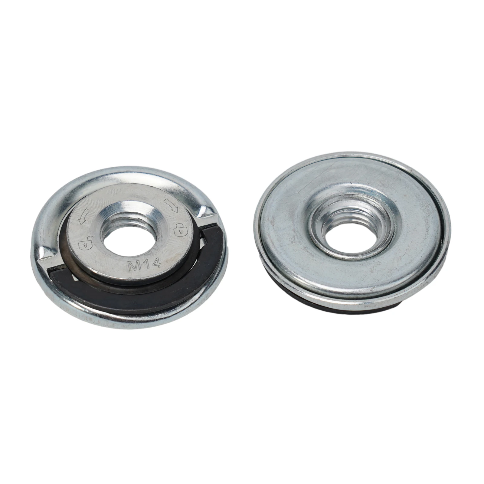 

2PCS Quick Release Flange Nut M-14 M10 Thread Angle Grinder Release Locking Nut Pressing Plate For Angle Grinder Clamping Flange