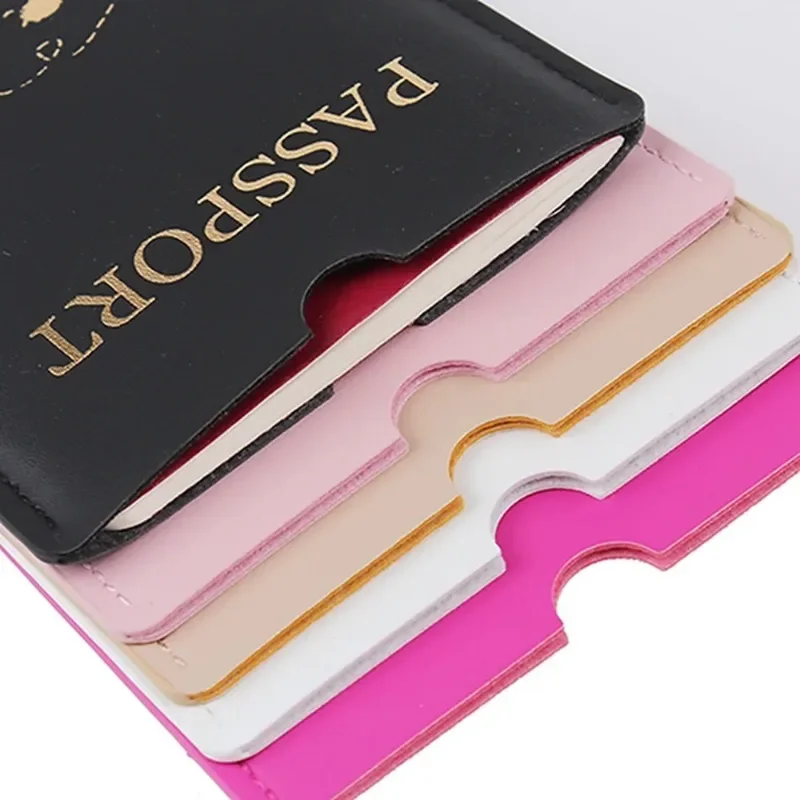 Traveling Accessories Fashion Soft Leather Passport Cover Waterproof Thin Slim Passport Holder Cards Money Organizer Wallet Gift