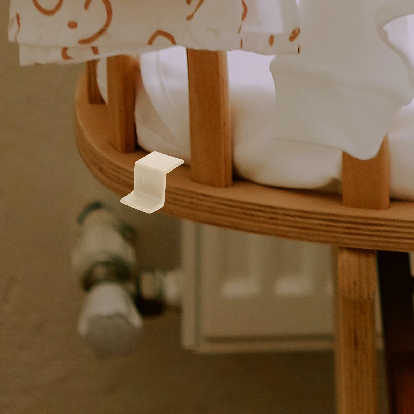 10 قطعة سرير بيبي السكك الحديدية دعم السنانير سرير الإطار قدم استبدال الأبيض لوحة التخزين تصاعد بين قوسين قطع الأثاث