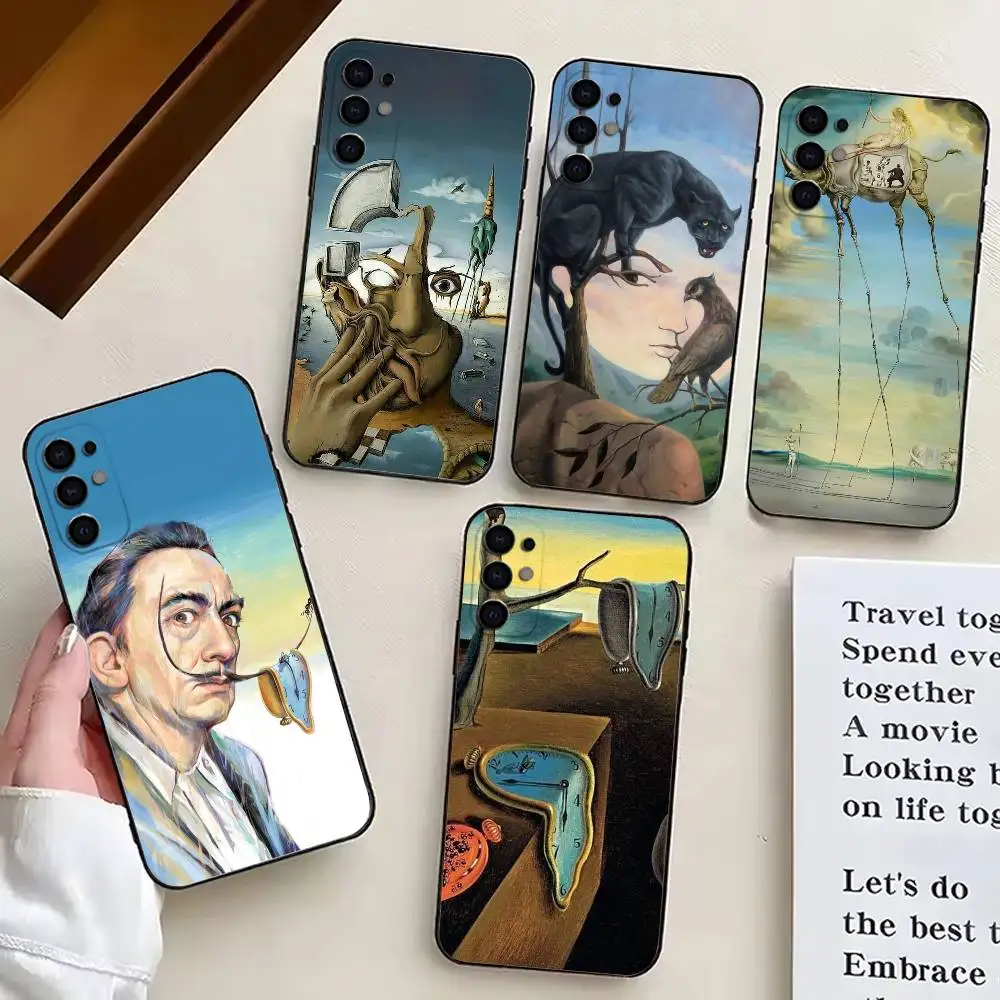 

S-Salvador D-Dali SD P-Painting Phone Case For Samsung S25,S24,S21,S22,S23,S30,Ultra,S20,Plus,Fe,Soft Silicone Black Cover