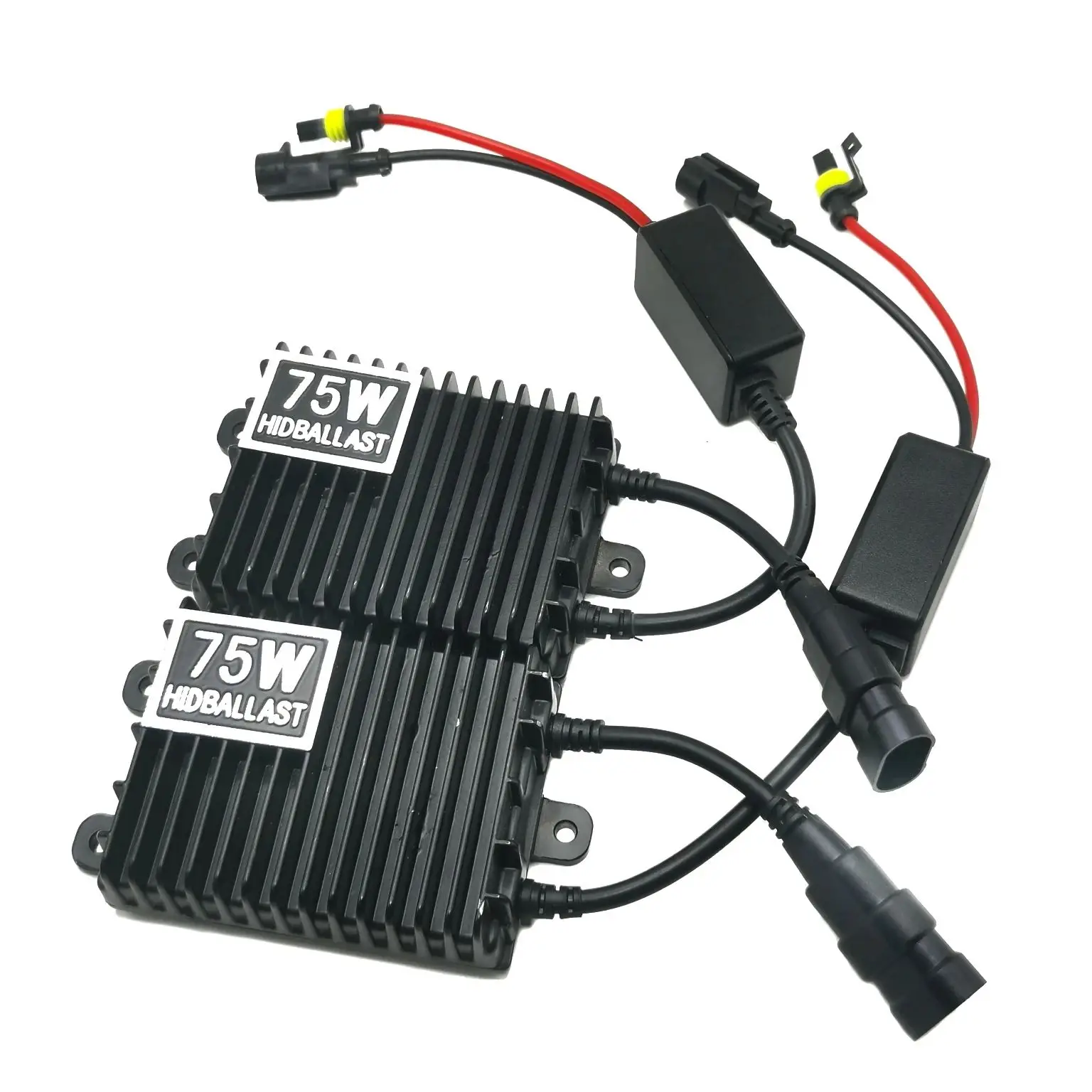 التيار المتناوب 75 واط HID كوابح زينون قسط 12 فولت مفاعلات التيار المتردد 7500LM ل H1 H3 H7 H11 9005 9006 HB3 HB4 12 فولت شاحنة سيارات HID المصابيح الأمامية