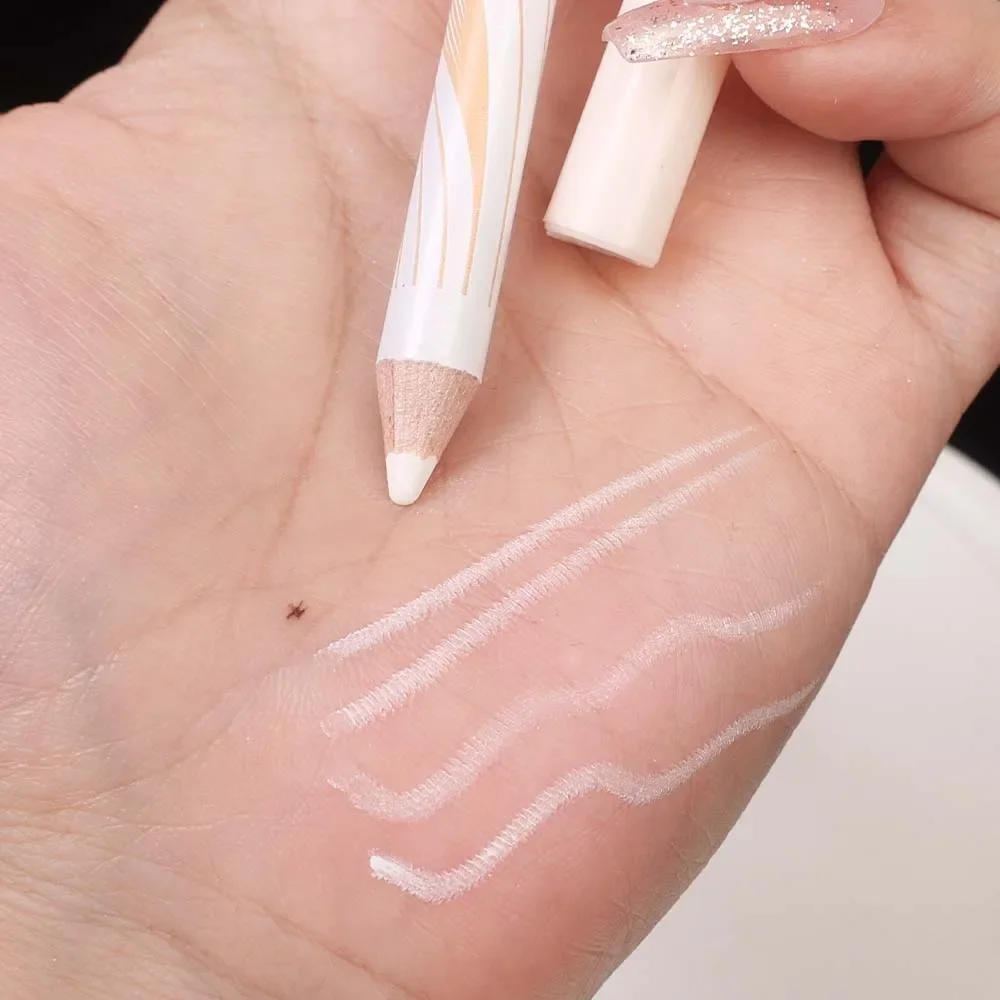 Dauerhafte matte weiße Eyeliner Bleistift wasserdicht glatt nicht blühend leicht zu tragen weiße Eyeliner Stift Augen Make-up Kosmetik Werkzeuge