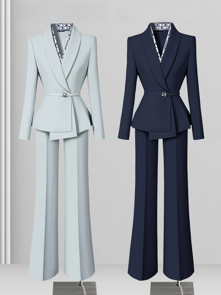 Professional Women's Suit Set Autumn New Hotel Front Desk Uniform Sales Office Beauty Salon High End Elegant Workwear