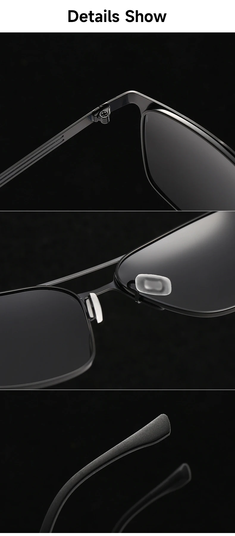 Neue Photochrome Polarisierte Sonnenbrille Mann Hohe Qualität UV400 Sonnenbrille Im Freien Fahren Angeln Pilot Brillen – Detail 4