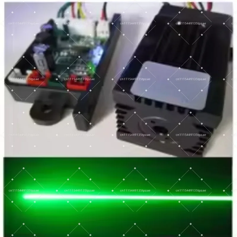 532nm 200mW DC12V TTL Adjustable Focus Green Optical Head For Stage Lamp Accessory