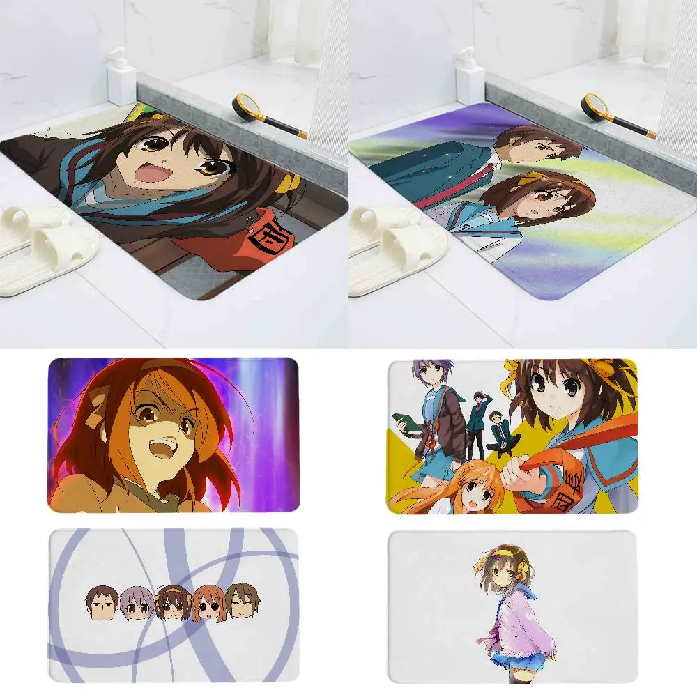 

Haruhi Suzumiya Floor Mat Carpet Rug For Home Living Room Bedroom Sofa Doormat Decor,kids Area Rug Non-slip Floor Mat