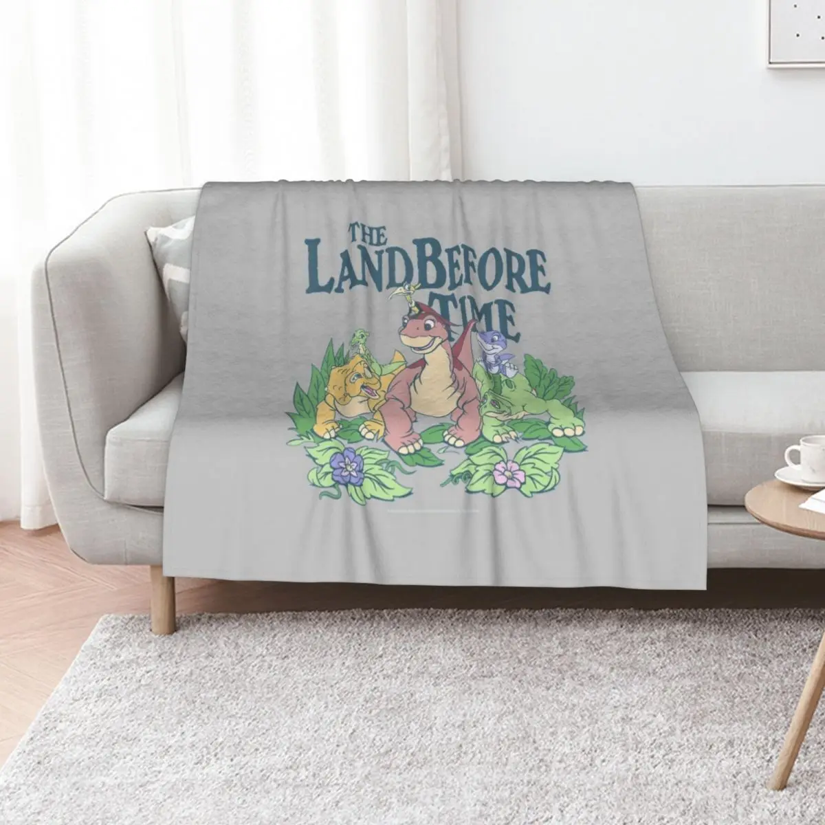 land before time pastel dinosaur friends Throw Blanket Nap Kid'S christmas gifts valentine gift ideas For Baby Soft Big Blankets