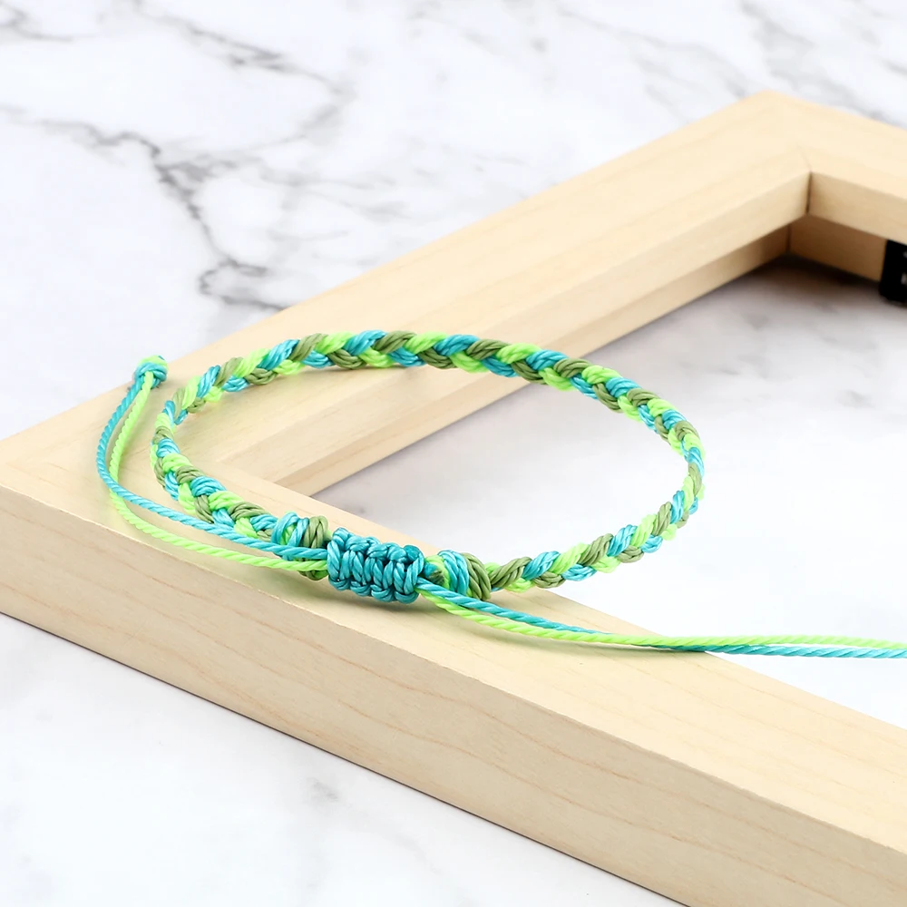 Multi Farbe Wasserdichte Wachs Faden Geflochtene Armbänder Für Frauen Männer Tibetischen Buddha Glück Armband Paar Armreif Freundschaft Schmuck – Detail 5