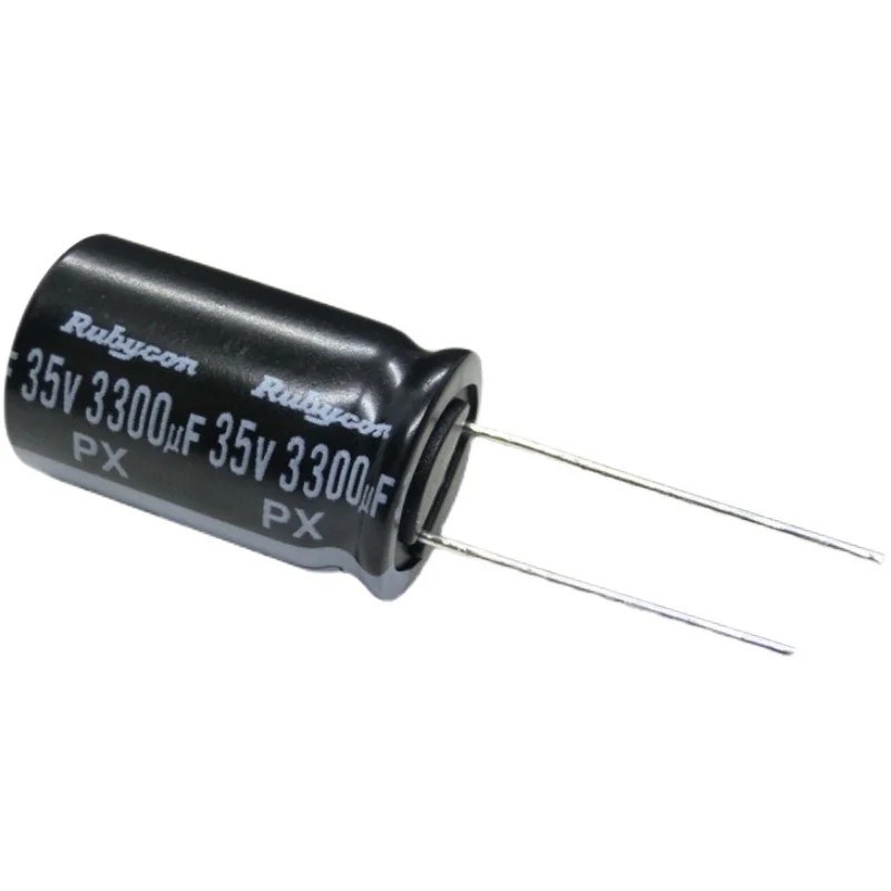 （2pcs）3300uf35v Rubycon PX 35v3300uF  16*25mm fixed capacitor Through Hole  Aluminum Electrolytic Capacitor