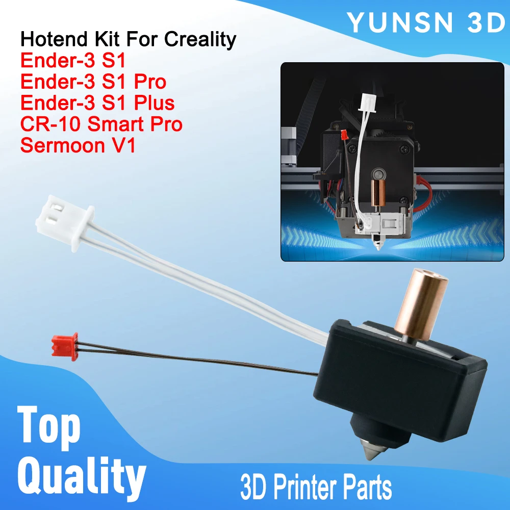 Upgraded Hotend Kit for Creality Ender 3 S1/Ender-3 S1 Pro/Ender-3 S1 Plus/CR-10 Smart Pro/Sermoon V1 3D Printer Replace Parts