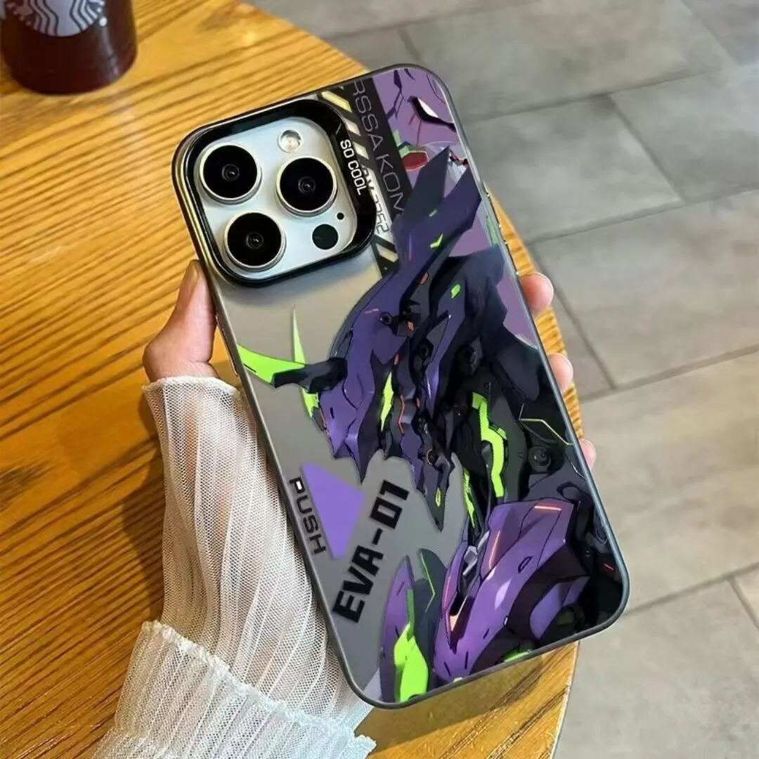 Ikari Shinji Fighter EVA-01 حافظة لهاتف سامسونج جالاكسي A56 A55 A16 A54 A36 A26 A15 A35 A17 A07 S25 S26 Ultra Edge S24 Plus S23 FE #3