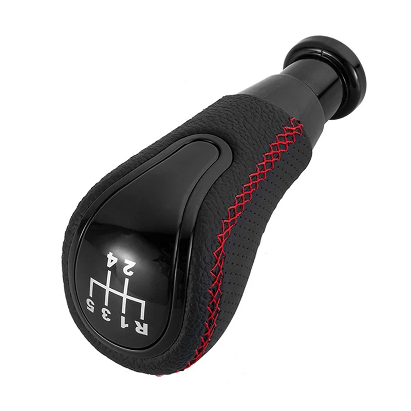 5 Speed Manual Car Gear Shift Knob Shifter Lever for Lada Vesta Granta Vaz Kalina Niva Samara Largus Black+Red