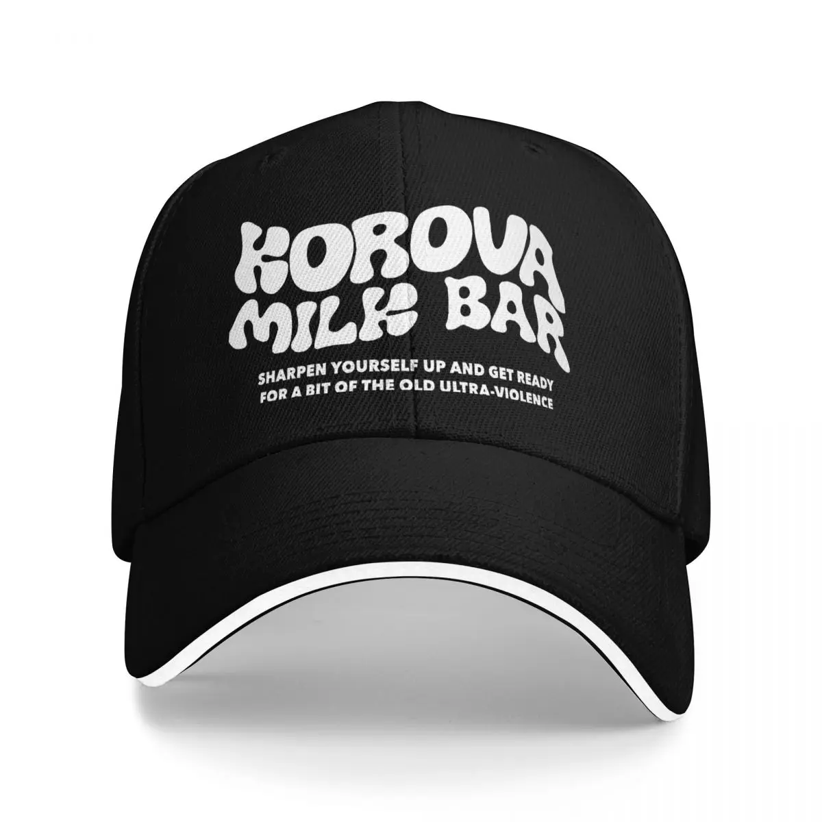 Korova Milk Bar A Clockwork Orange Hat Men Cap Female Hats For Men Baseball Cap For Men Man Hat Baseball Cap