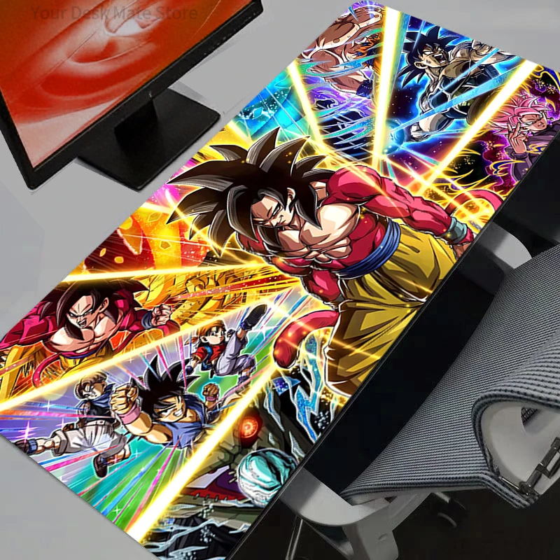

DBZ Dragon Ball Z Gaming Mousepad Computer Rug Gamer Mouse pad Natural Rubber with Locking Edge Gaming Mouse Mat XXL Mouse Mat