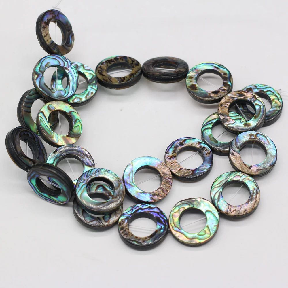 Abalone Shell Beads Strands Natural Shell Round Beading For Jewelry Making Diy Charms Bracelet Necklace Earrings Accessories