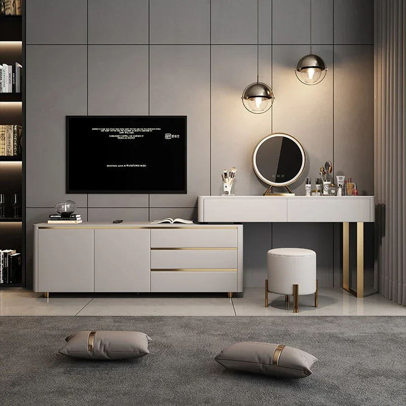 Dressing Table Drawer Home Nordic Bedroom Design Luxury Dressing Table Classic Multifunctional Coiffeuse De Chambre Decor Luxury
