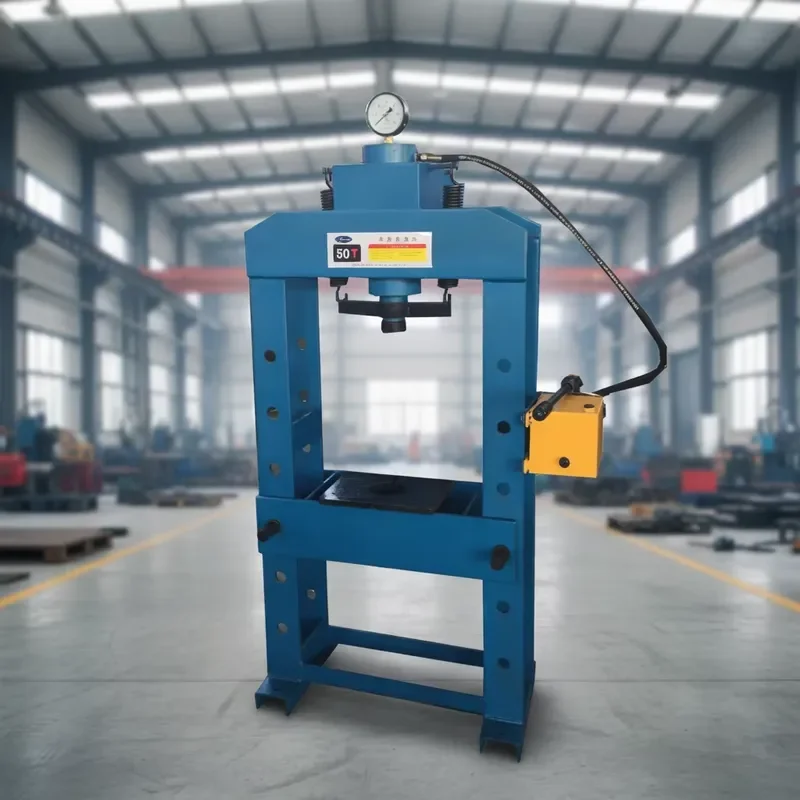 Industrial Four Columns Hydraulic Press with Pump for Metal Workpiece Pressing and Molding Photoelectric Protection