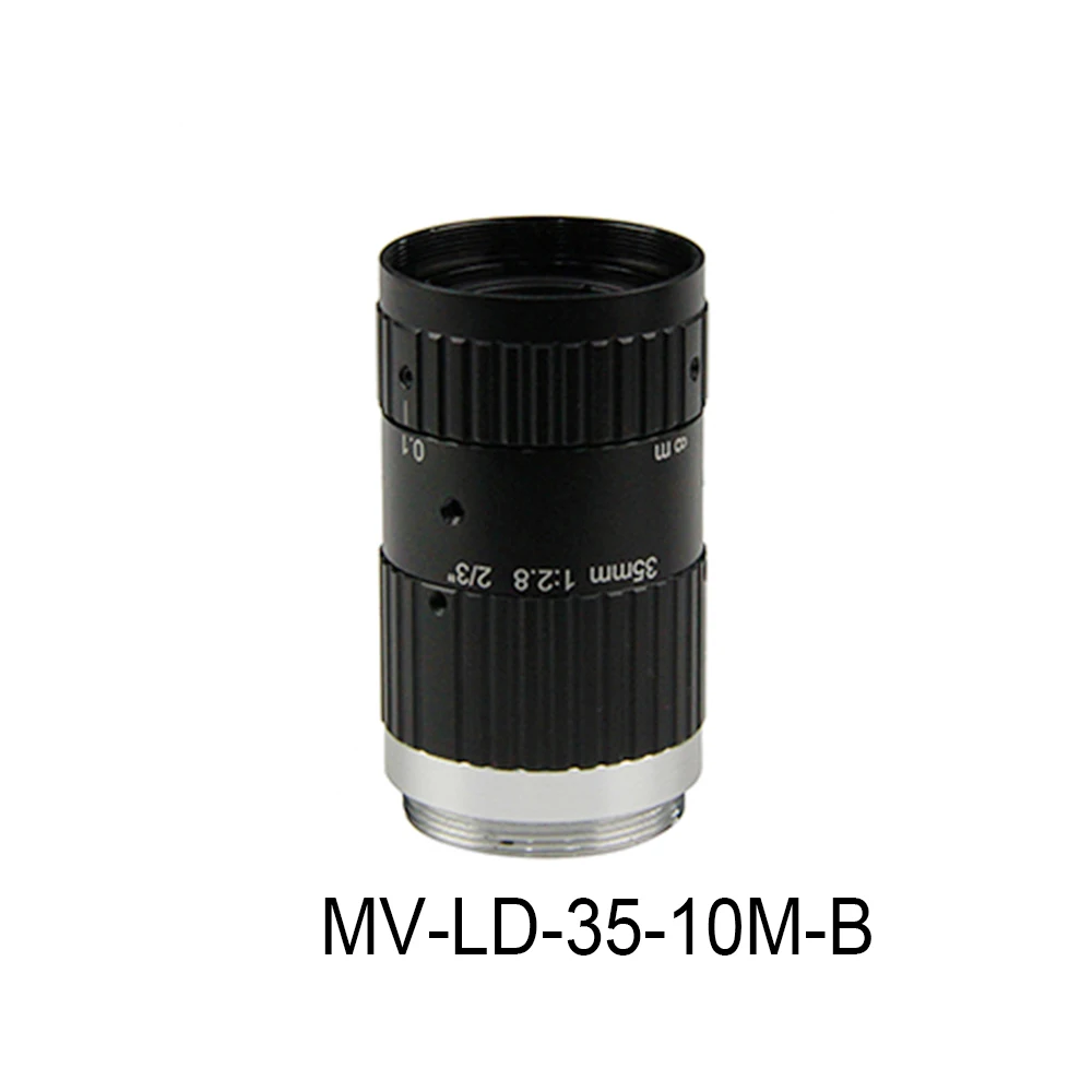 MV-LD-50-10M-B 10MP 2/3 "عدسة رؤية الآلة 50 مم عدسة صناعية C Mount