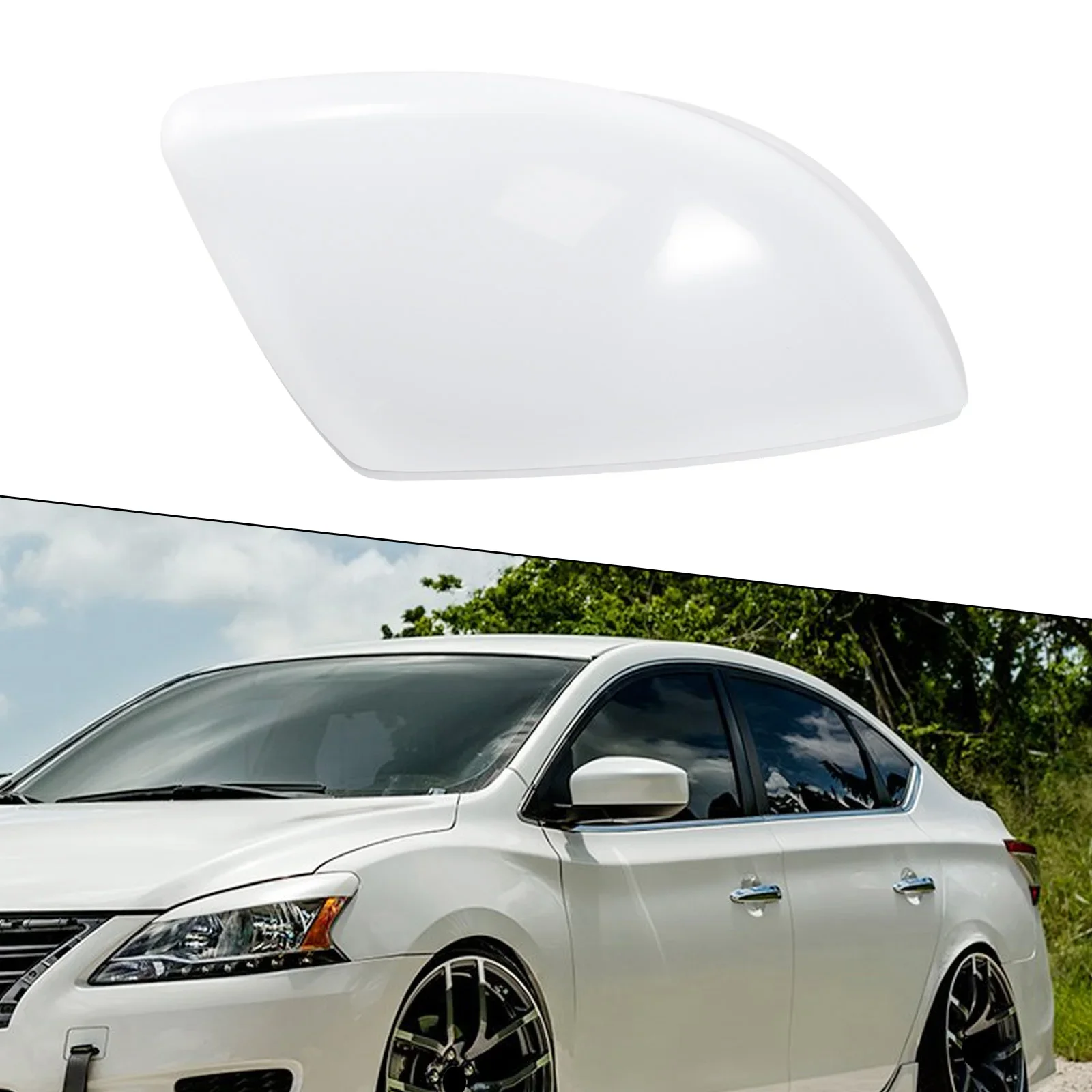 

Car Maintenance Right Side Mirror Cap Easy Installation Mirror Cap Easy Installation Cover High Universality Fit