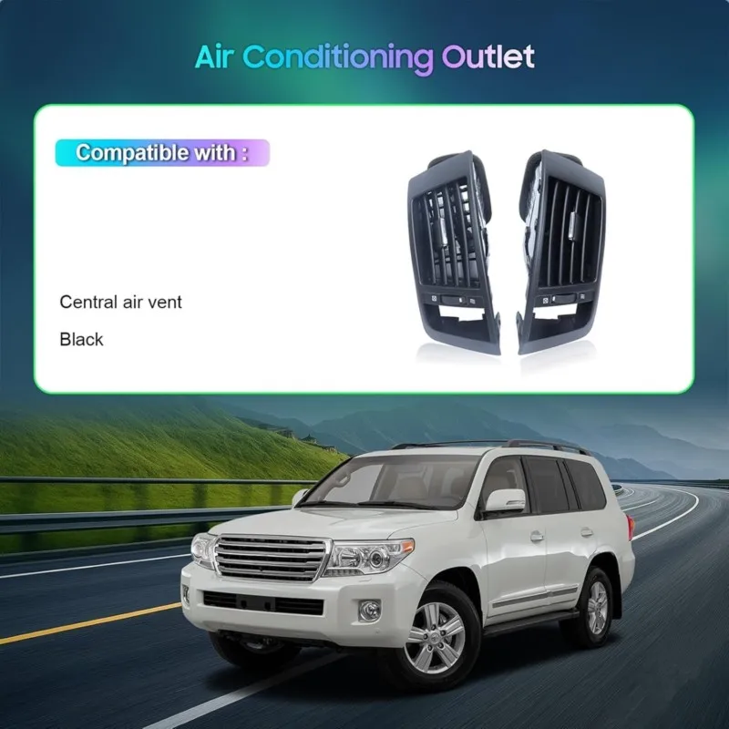 55687-60090 55687-60100 Automotive A/C Air Vent For Toyota Land Cruiser LC200 2007-2015