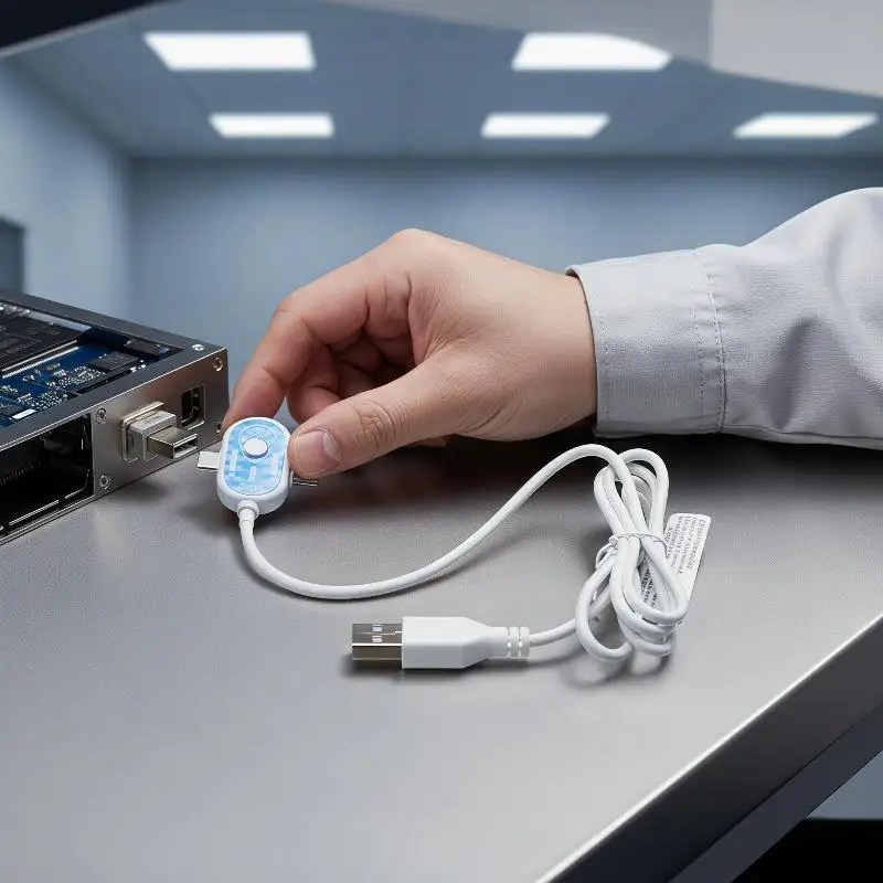 JCID DFU Type C Test Cable Auto Recovery Flash Cord Durable USB Line for Phone Repair Shop Daily Use