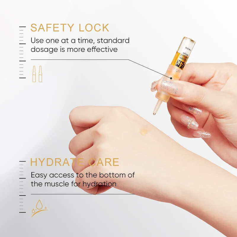 فيتامين C مصل تبييض الوجه البقع الداكنة إزالة النمش الهيالورونيك المسام تقليل مكافحة الشيخوخة التجاعيد إزالة جوهر Golder