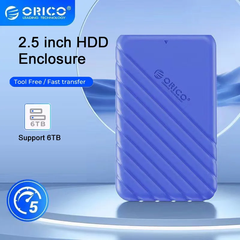 ORICO MicroB USB3.0 2.5 Inch External Hard Drive Enclosure SATA 5Gbps Support UASP for PC Laptop - HDD/SSD Case