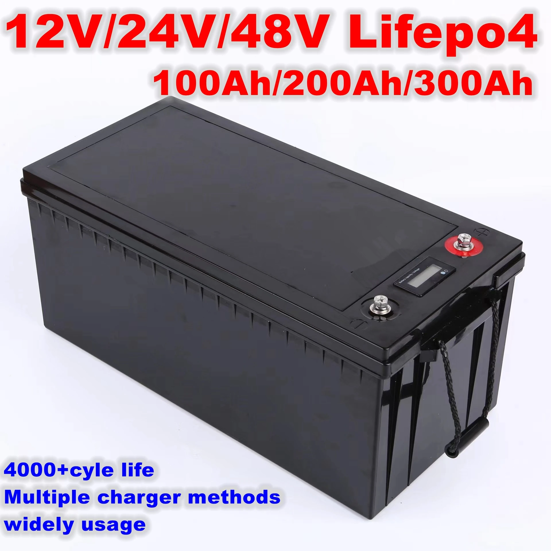 

12V 24V 48V 100Ah 200Ah 280Ah 300Ah 400Ah LiFePo4 Battery Lithium Iron Phosphate Batteries For Solar Boat inverter golf cart