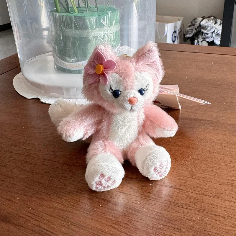 12 سنتيمتر حالمة الكرتون ألعاب من نسيج مخملي الوردي لطيف لينا حسناء حقيبة الظهر قلادة ألعاب من نسيج مخملي حقيبة الإكسسوارات قلادة المفاتيح هدية