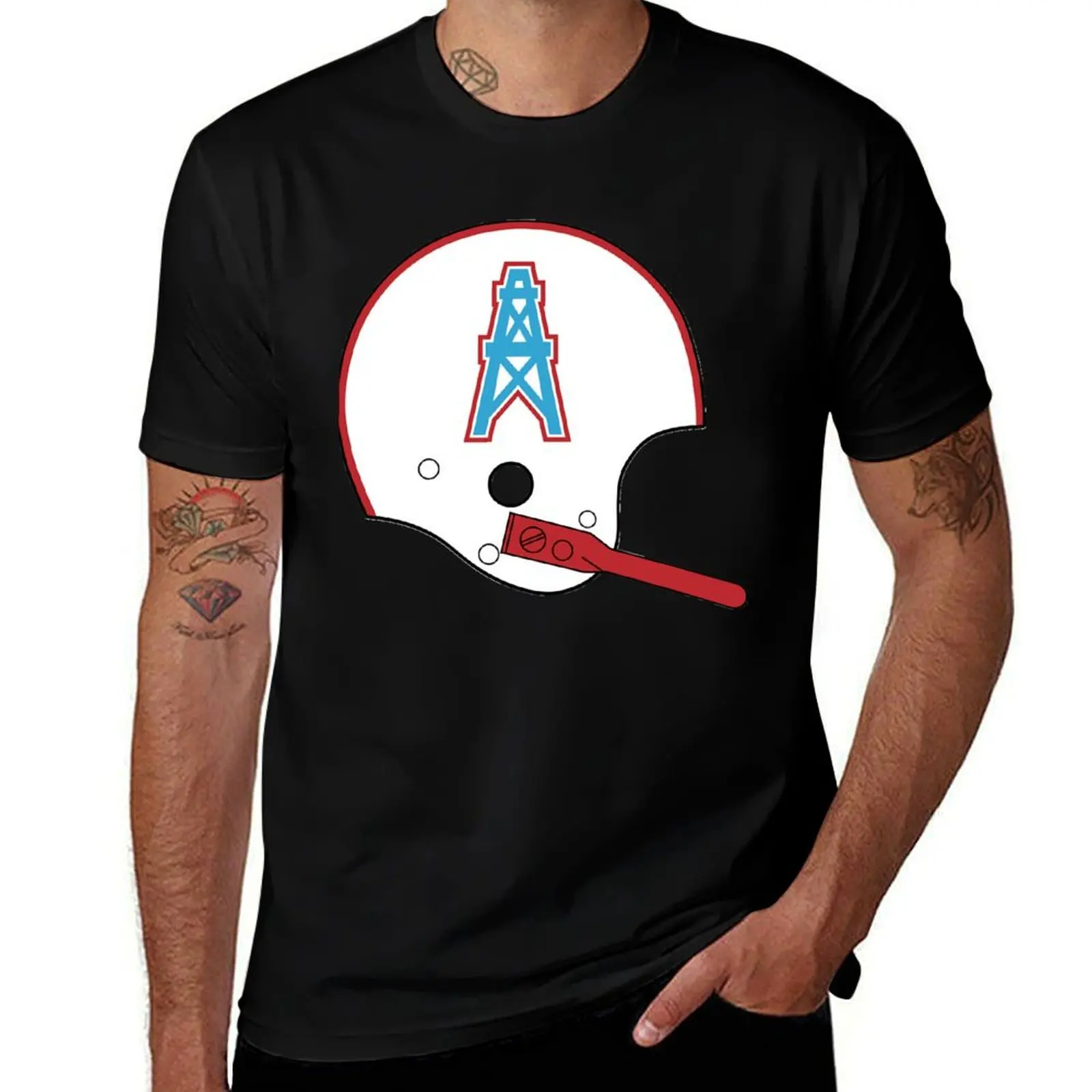 

Houstontq-Oilersy-Throwbackq-Funny T-Shirt Anime t-shirt Funny t-shirts man t shirt Short sleeve tee men