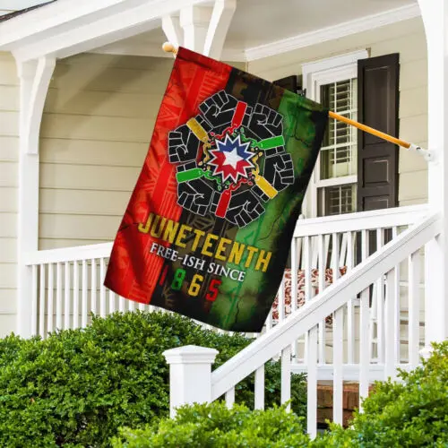 Juneteenth African Flag Garden Flag