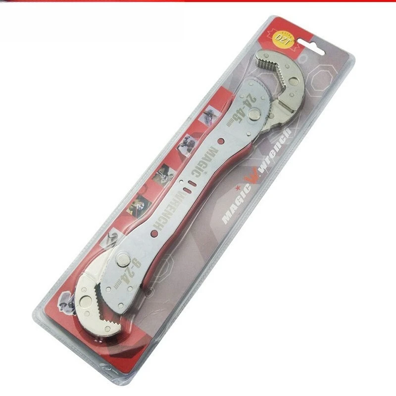 

Multi functional adjustable wrench, hardware tool, double headed wrench, 9-45 flexible magic wrench tube, durable and sturdy