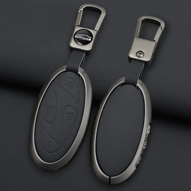 سبيكة + جلدية حافظة مفاتيح السيارة غطاء مفتاح شل فوب حامل ل جديد كونا SX2 لشركة هيونداي أيونيك 6 جديد الجائزة الكبرى GN7 اكسسوارات السيارات