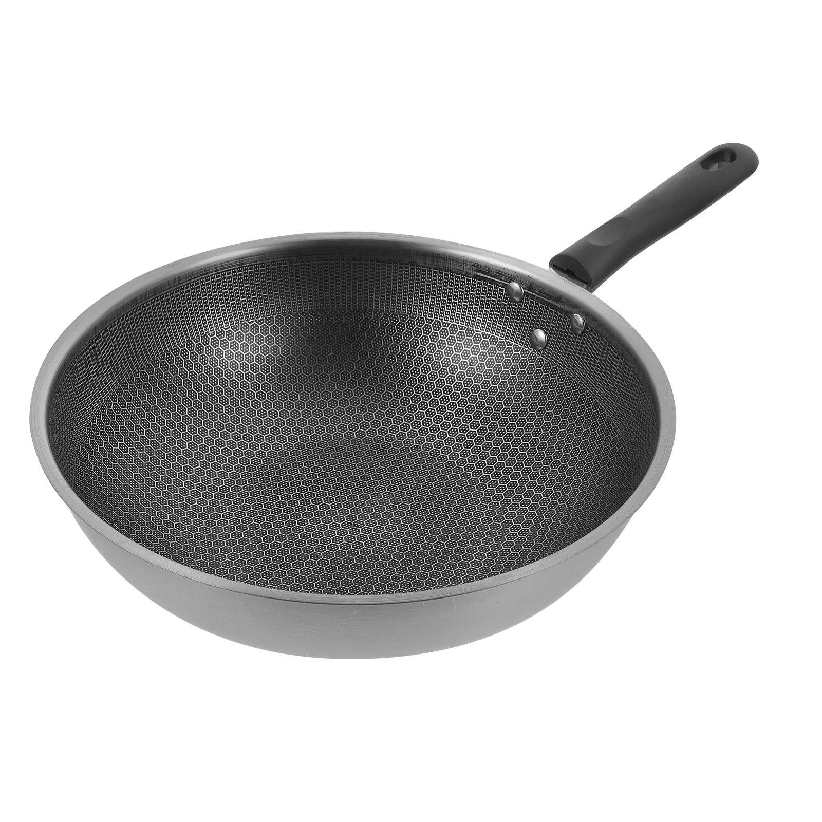 

Honeycomb Stainless Steel Frying Nonstick Egg Steak Pan Small Size Bakelite Handle Kitchen Cookware Efficient Heat Distribution