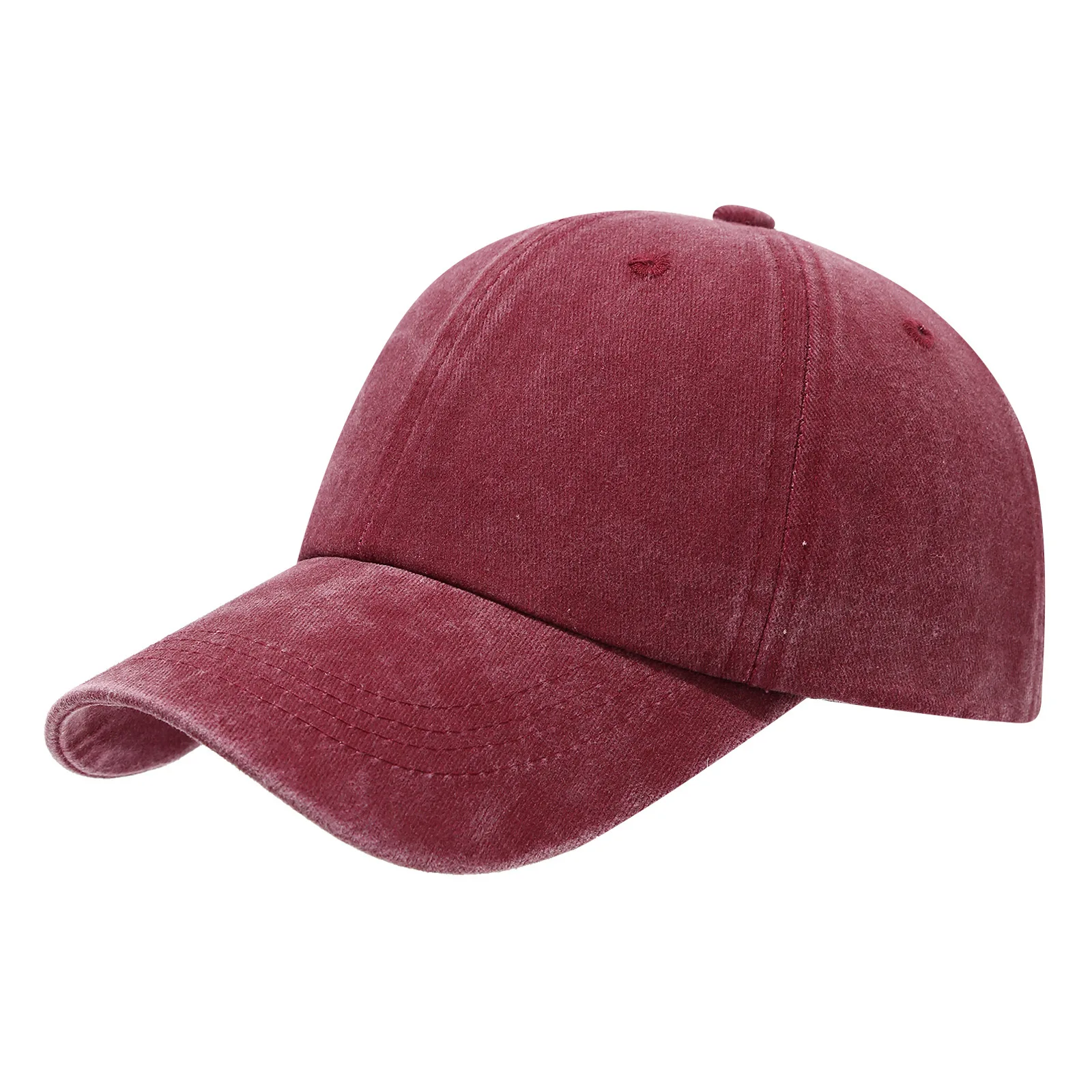 Individuell bedrucktes Logo, komplett aus Baumwolle gewaschene Vintage-Baseballkappe, Arbeitsreise-Sonnenhut, geeignet für Männer und Frauen – Detail 13