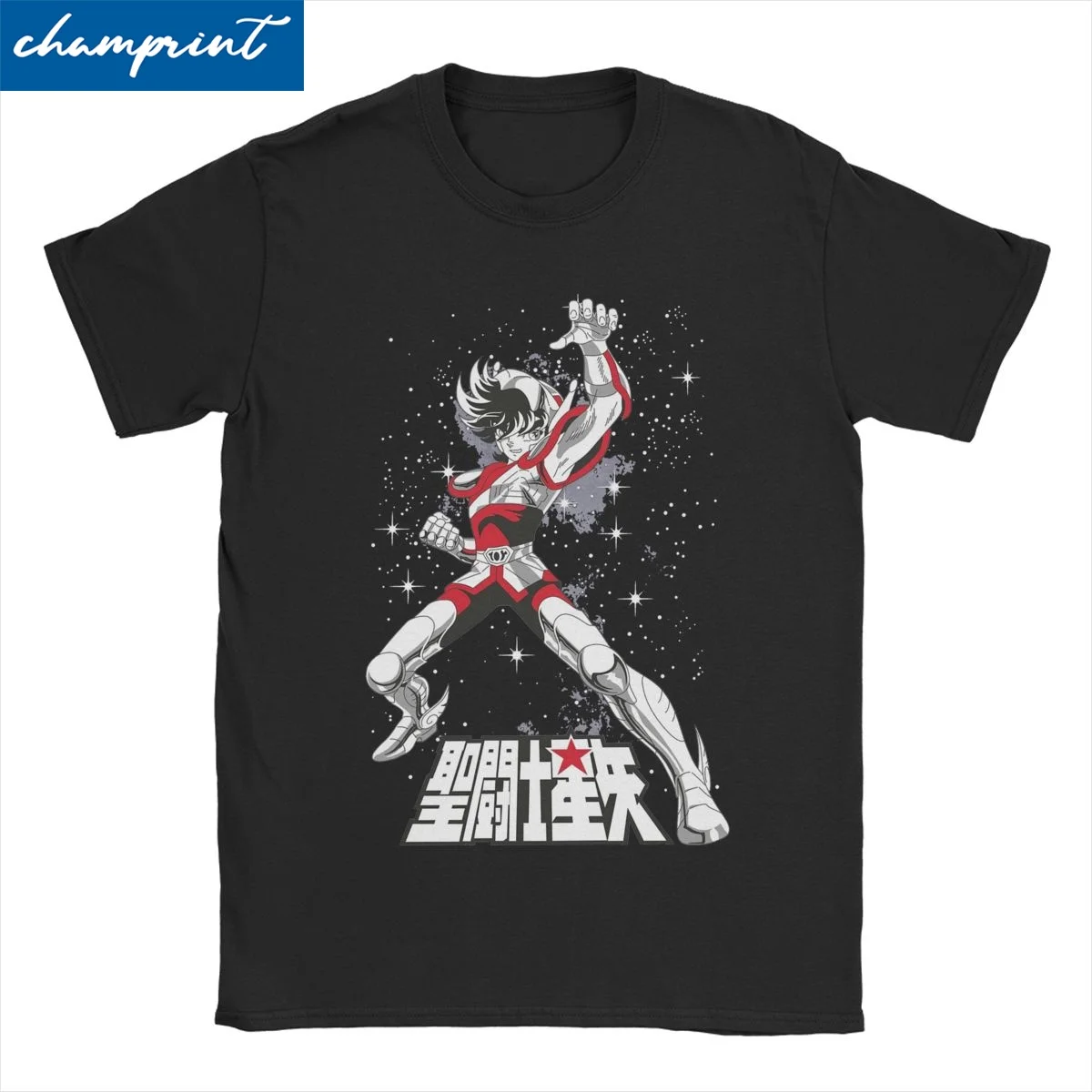 Knights Of The Zodiac Japanese Anime Men Women T Shirt Saints Seiya Creative Tees Short Sleeve T-Shirt Cotton Original Clothes