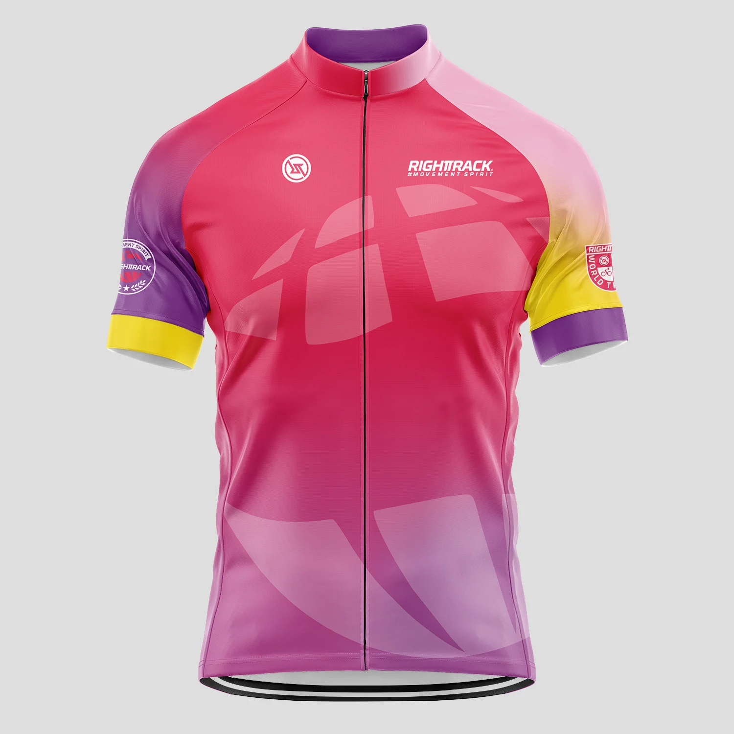 Pro Race Top Quality Cycling Jersey Summer Colorful Breathable Short Suit RIGHTTRACK Unisex Road Bike Clothing Bicycle Apparel