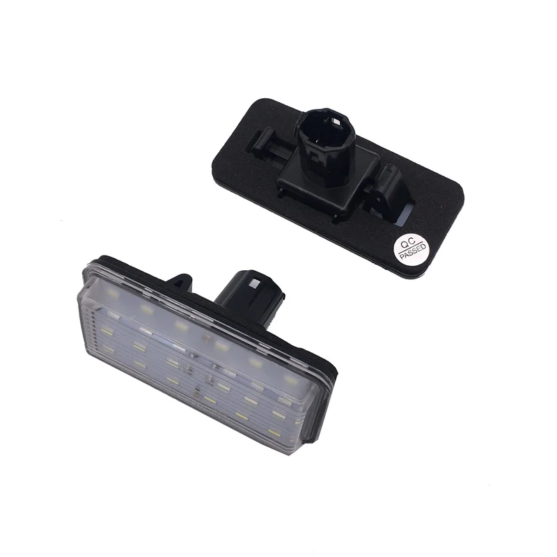 

2 шт. светодиодный светильник номерного знака для Lexus LX470 LX570 Toyota Land Cruiser 100 200 Prado 120 Reiz 4D Mark X лампа номерного знака