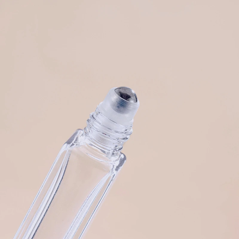 Botella de aceite vacía de Perfume de 20-5ml, rollo inoxidable en bola, botella de Perfume para aromaterapia, botella con rodillo de aceite, contenedor de líquidos recargable