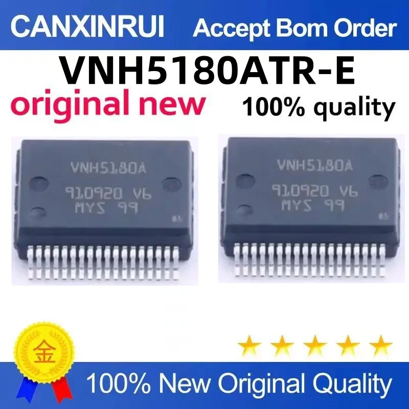 

VNH5180ATR-E Silk Screen VNH5180A Motor Driver IC SSOP-36 Package Quality Assurance