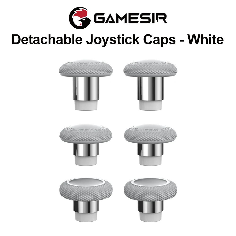 GameSir Joystick Caps voor G7 Pro G7 Pro 8K Cyclone 2 Gamepad Accessoires 3 Paar Gepersonaliseerde Caps Gladde Stalen Ring Besturing