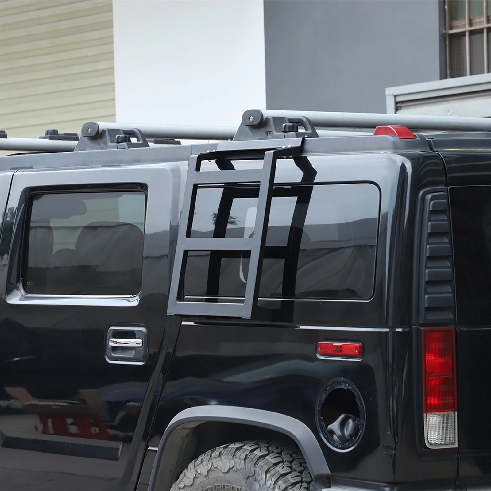 

For Hummer H2 2003-2009 Automotive trunk window external modification accessories car aluminum alloy side ladder