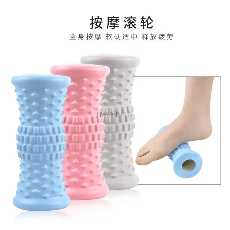 

Foot arm calf back muscle fatigue point relaxing massage mini massage roller foot massager
