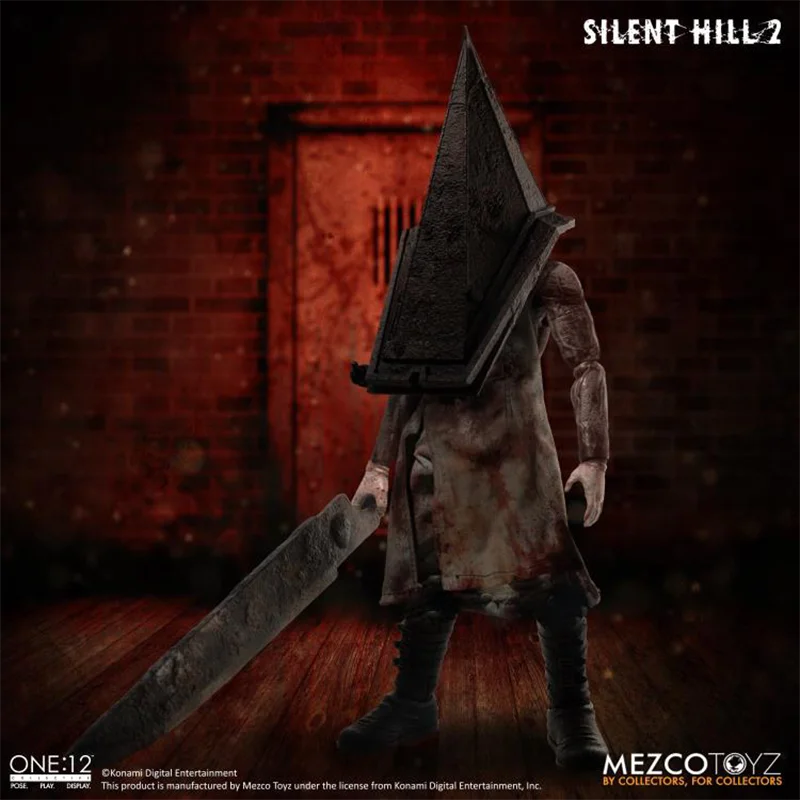 โมเดลสะสม MEZCO ONE:12 Silent Hill 2 Red Pyramid Thing ของแท้ 100% สำหรับตกแต่ง