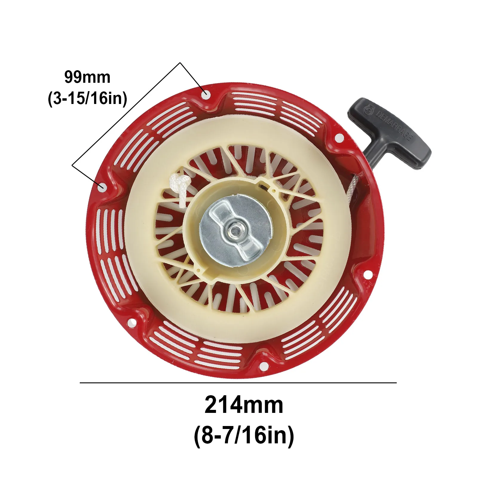 Imagem -05 - Puxe para Iniciar Recoil Starter para Honda Gerador de Gasolina Motor de Bomba de Água Peças de Reparo para 190f 192f Gx340 Gx390 Gx610 Gx620