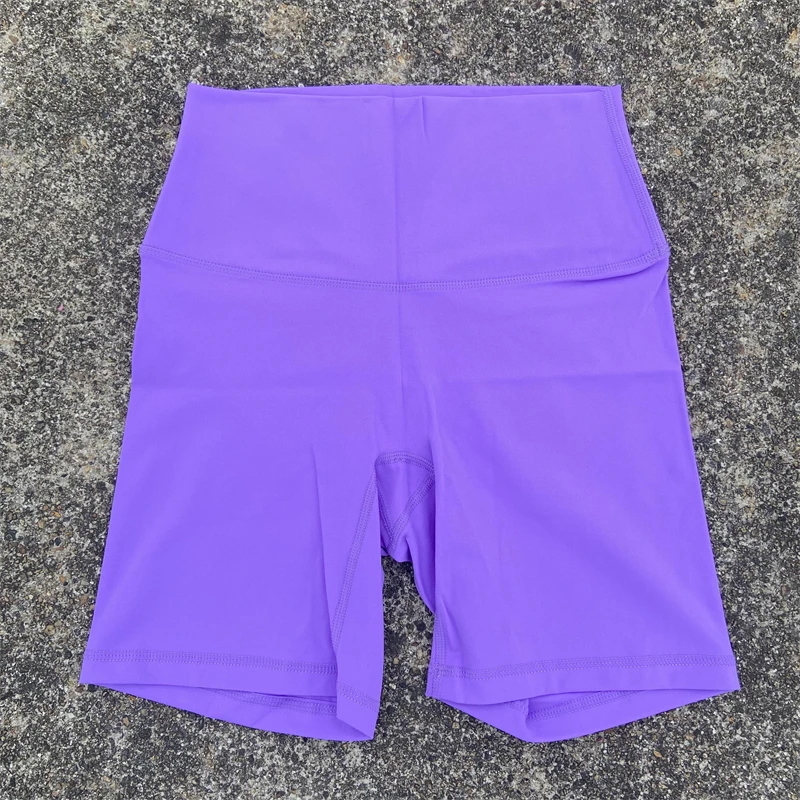 Women Gym Yoga Shorts High Waist Sports Shorts Tight Soft Short Leggings Fit Butt Lift Running Cycling Sportswear With Pockets
