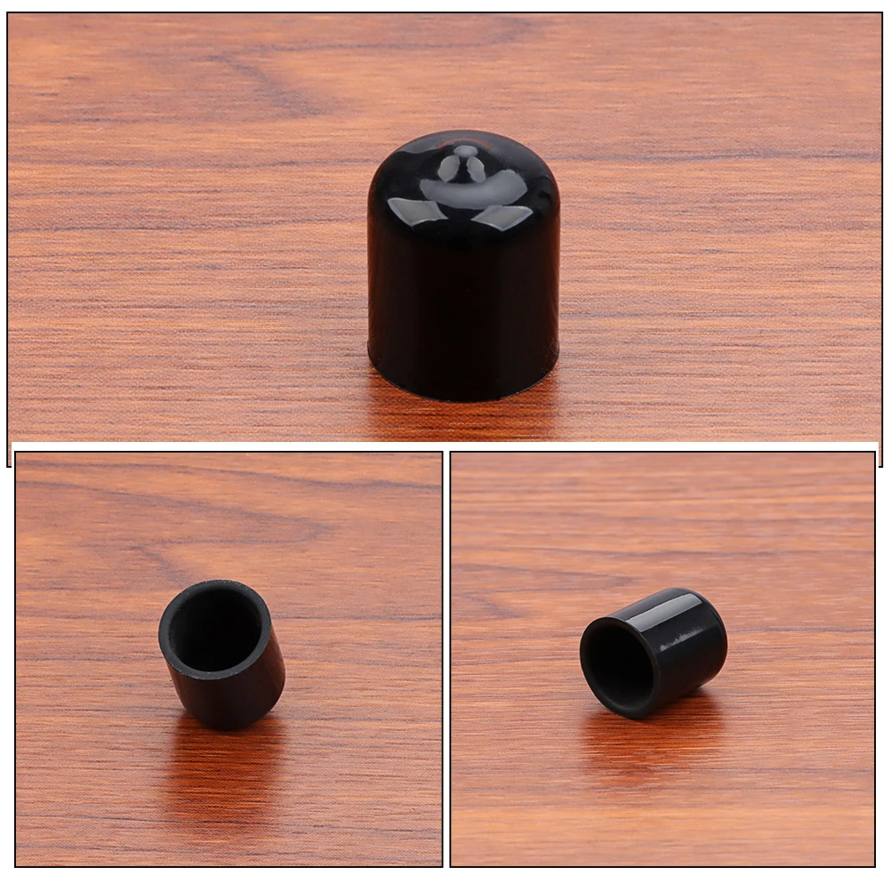 

1PC Black Silicone Drumstick Tips Light Weight Caps Practice Mute Dampener Drum Accessories Silent Tips for Home Use